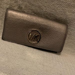 Michael Kors Leather Tri-Fold Wallet
